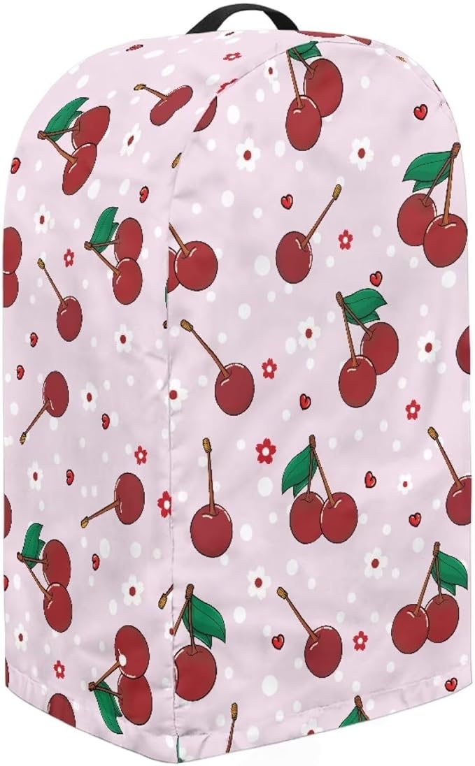 Cherry Print Blender Covers for Kitchen Food Processor Cover - Image 4