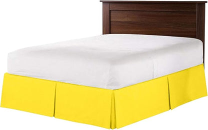 Bed Skirt - 100% Cotton 800 Thread Count Box Pleated Bed Skirt - Luxury Pleated - Image 3