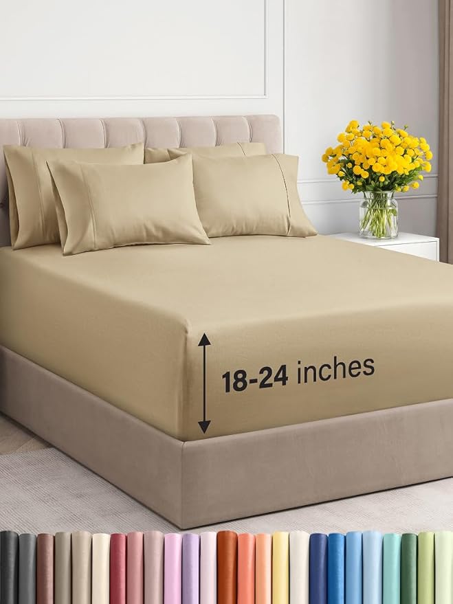 Extra Deep King Sheet Set by CGKUnlimited