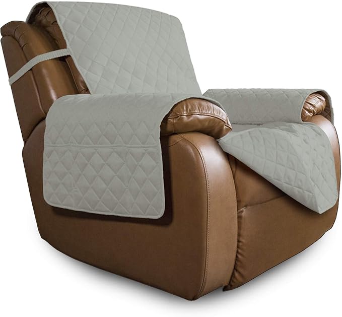 Easy-Going Oversized Recliner Chair Slipcover Reversible Sofa Cover Water by Easy-Going