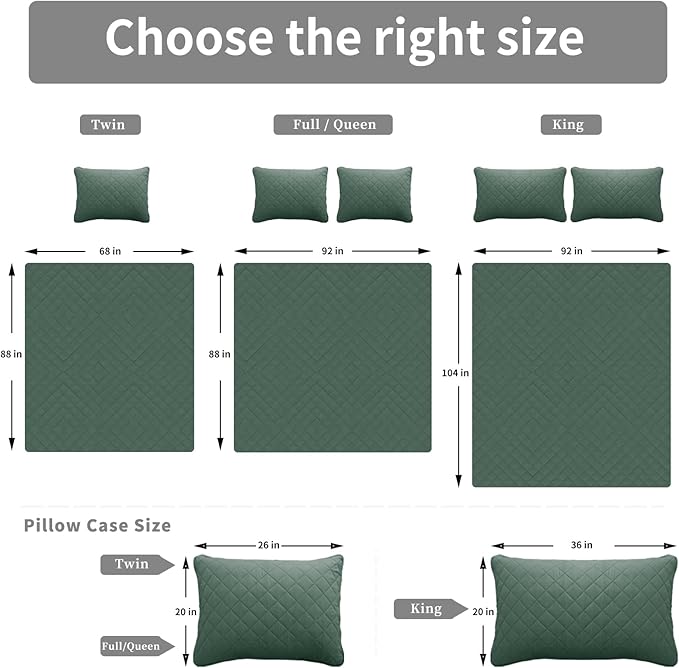 Easy-Going Full/Queen Size Reversible Quilt Set - Image 6