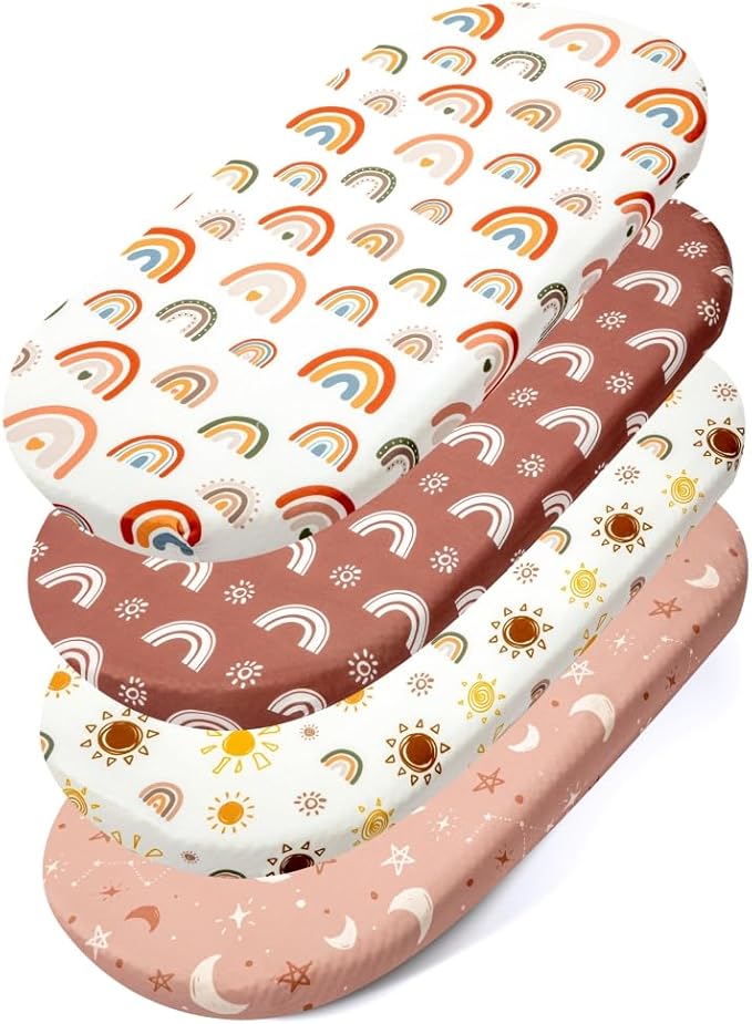 Jola's House 4 Pack Boho Bassinet Sheets - Image 8