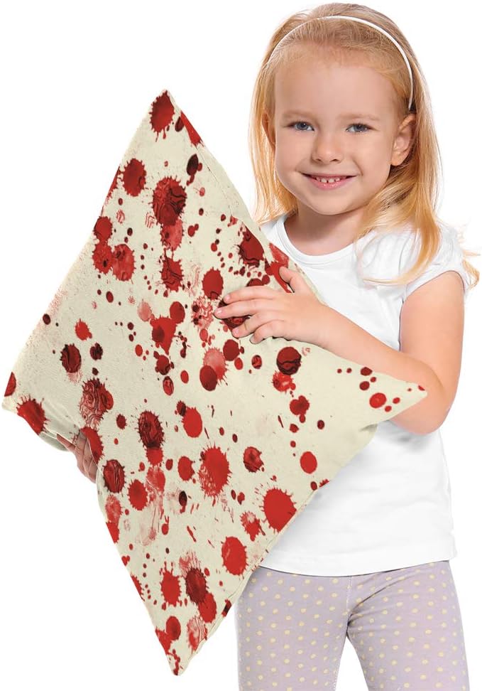 Moslion Halloween Pillows Decorative Throw Pillow Cover Horror Scary Zombie - Image 3