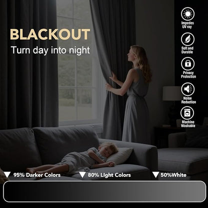 H.VERSAILTEX Room Darkening Linen Curtain - Image 9