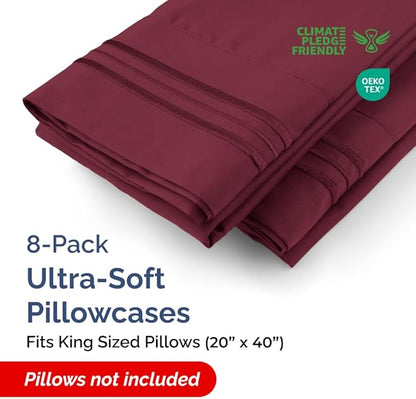 King Pillow Cases Set of 8 - Image 2