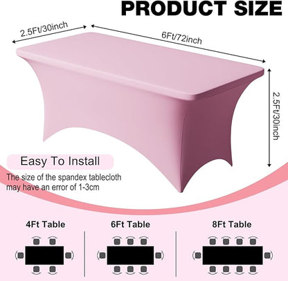 Trlyc 2 Pack 6FT Spandex Table Cloth - Image 4