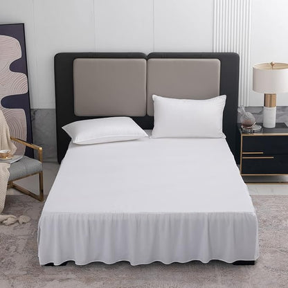 TSUTOMI Bed Skirt King Size Ruffled Bed Skirt - Image 7