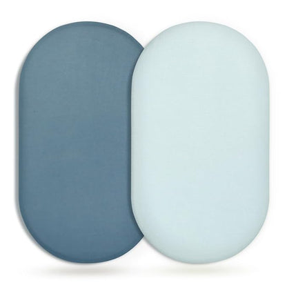 GRSSDER Stretchy Ultra Soft Fitted Bassinet Sheet 2 Pack, Universal Fit by BUYNOW