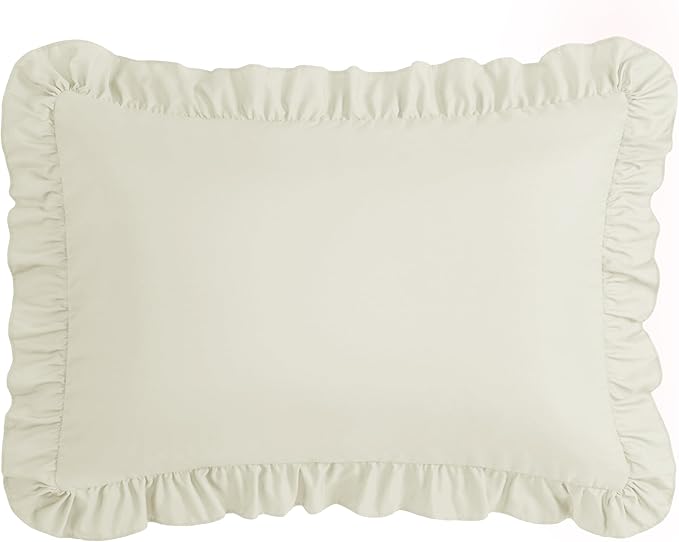 KKJIAF Ruffle Body Pillow Cases Set of 1, Ruffled Pillow Covers - Image 7