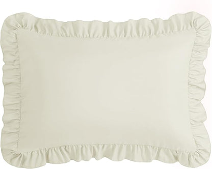 KKJIAF Ruffle Body Pillow Cases Set of 1, Ruffled Pillow Covers - Image 7