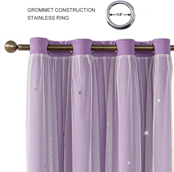 Ombre Rainbow Blackout Curtains - Image 2