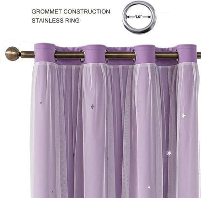Ombre Rainbow Blackout Curtains - Image 2