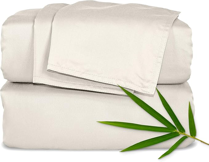 Pure Bamboo California King Sheets, Genuine 100% Organic Viscose Derived from by PureBamboo