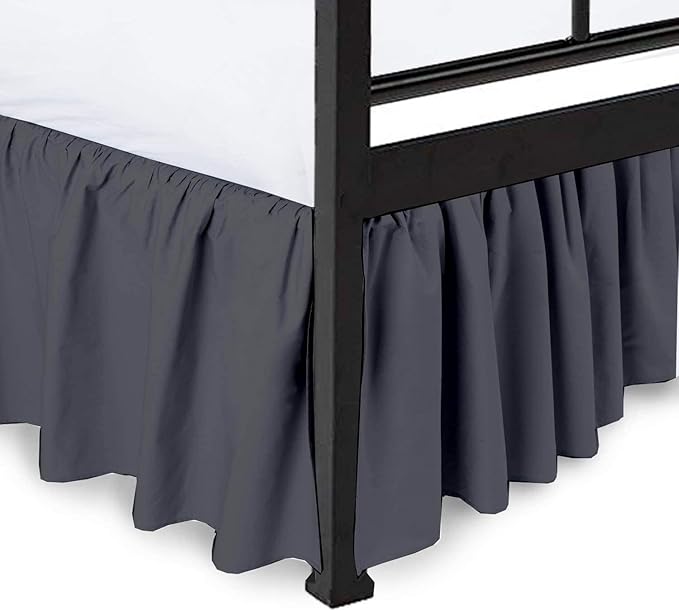 Shreem Linen Ruffled Bed Skirt by SHREEM+LINEN