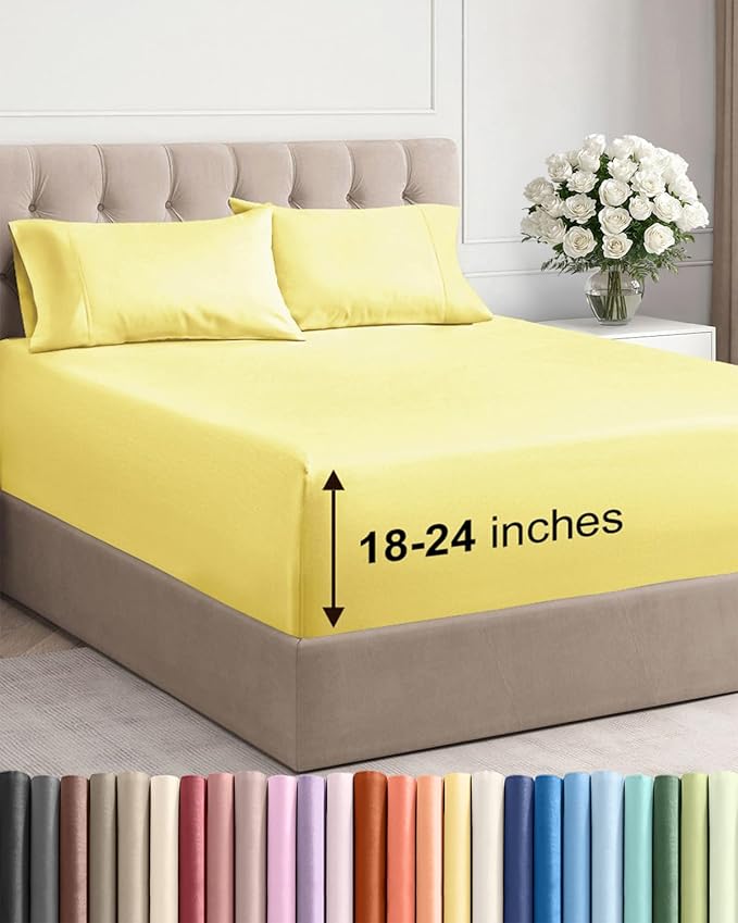 Extra Deep Pocket Queen Sheet Set by CGKUnlimited