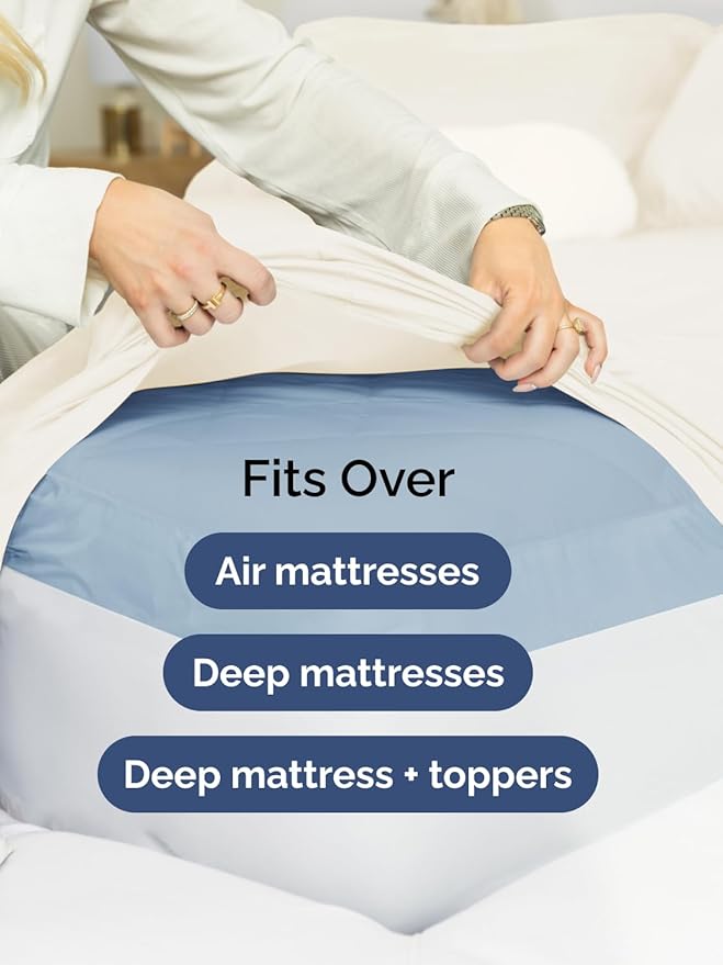 Extra Deep Full Fitted Sheet - Image 6