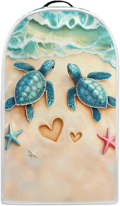 Talayituse Beach Turtle Starfish Heart Print Blender Dust Cover, Fingerprint by Talayituse