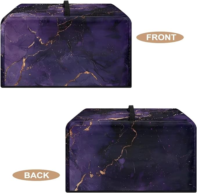 Microwave Oven Dust Cover, Marble Foldable Decorative Air Fryer Toaster Oven - Image 5