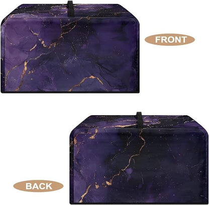 Microwave Oven Dust Cover, Marble Foldable Decorative Air Fryer Toaster Oven - Image 5