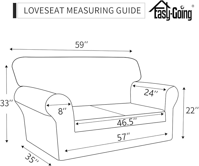 Easy-Going Sofa Slipcover Loveseat Cover Waterproof Couch Cover Washable Sofa - Image 6