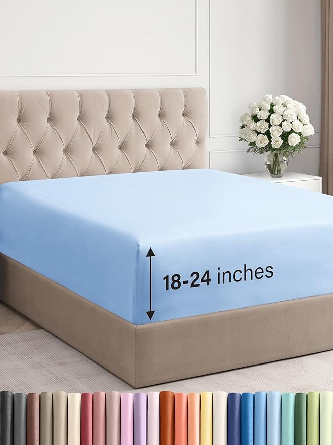 Extra Deep Queen Fitted Sheet by CGKUnlimited