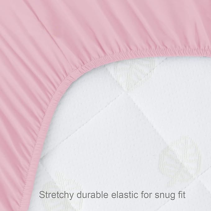 Biloban Pack n Play Sheets and Waterproof Mattress Protector, Breathable - Image 7