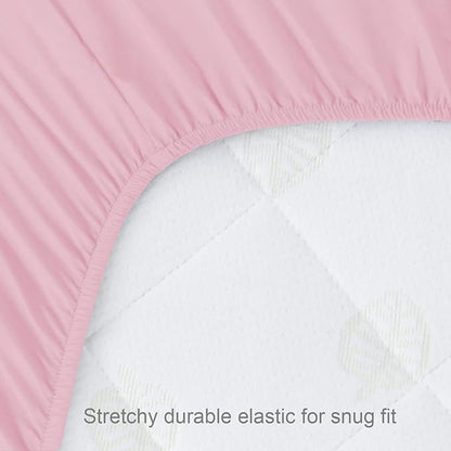 Biloban Pack n Play Sheets and Waterproof Mattress Protector, Breathable - Image 7