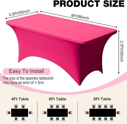 Trlyc 1 Pack 8FT Spandex Table Cloth - Image 4