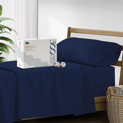 Mayfair Linen 500 Thread Count Twin XL Cotton Sheets by MayfairLinen