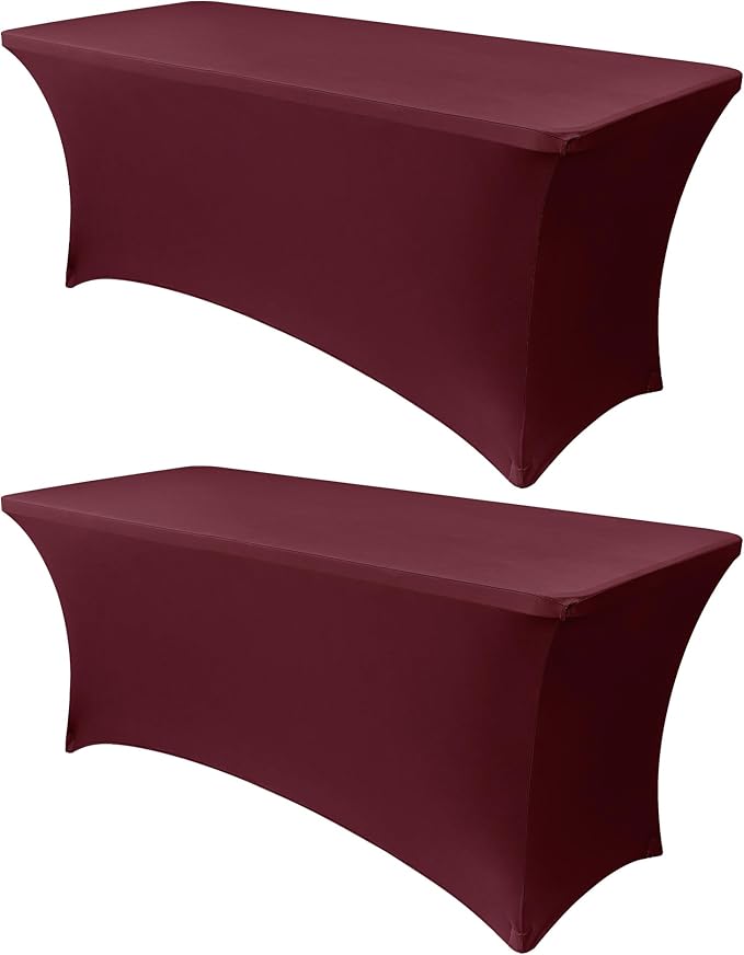 Obstal 6ft Stretch Spandex Table Cover by Obstal