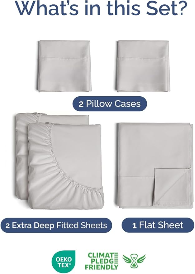 Extra Deep Pocket Split King Sheets - Image 2