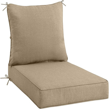 Sundale Outdoor Olefin Deep Seat Cushion, Patio Chair Cushion and Pillow by SundaleOutdoor