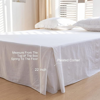 BISELINA French Linen Bed Skirt - Image 4