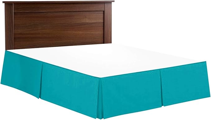 Bed Skirt - 100% Cotton 800 Thread Count Box Pleated Bed Skirt - Luxury Pleated by Unknown