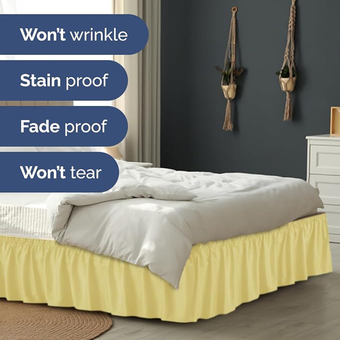 Wrap Around Dust Ruffle Bed Skirt - Image 5