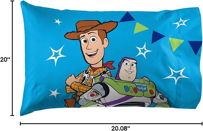 Jay Franco Disney Pixar Toy-Story You've Got A Friend in Me 1 Pack Pillowcase - Image 4