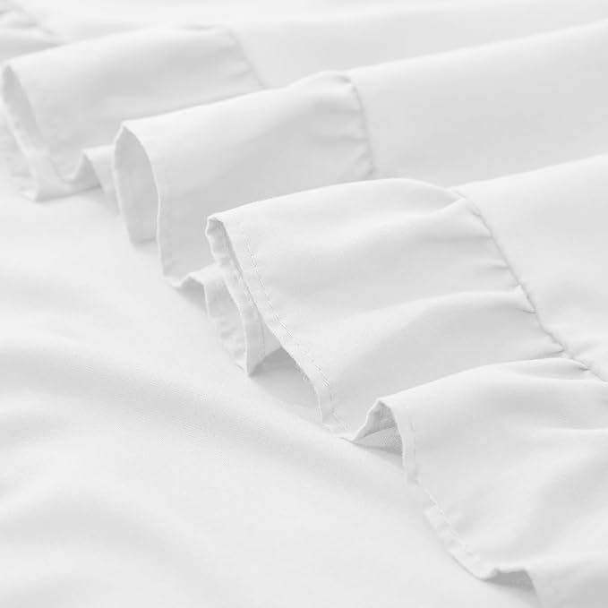 KKJIAF Ruffle Pillow Cases 18x18 Inches, Microfiber Wrinkle Resistant Pillow - Image 7