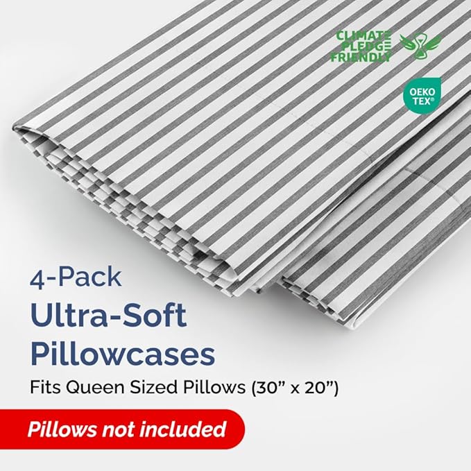 Queen Pillow Cases Set of 4 - Image 2