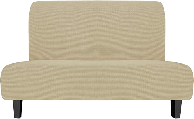 Easy-Going Stretch Futon Slipcover Armless Futon Bed Cover Furniture Protector by Easy-Going