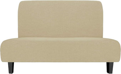 Easy-Going Stretch Futon Slipcover Armless Futon Bed Cover Furniture Protector by Easy-Going