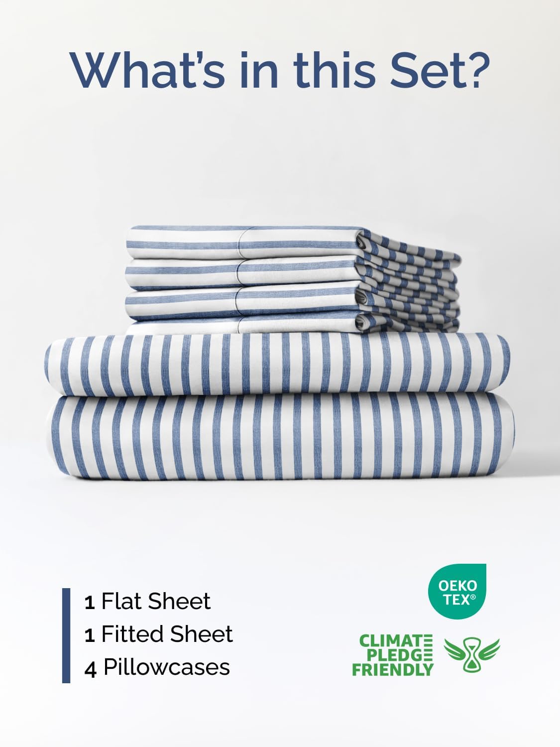 cgk extra deep queen sheet set - 6pc shown in use