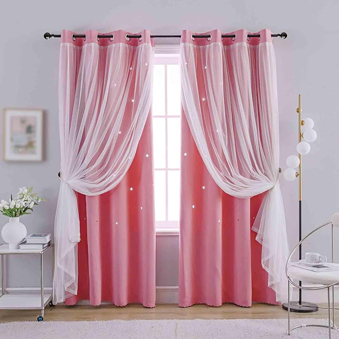Anytime Star Cut-Out Blackout Curtains by Anytime
