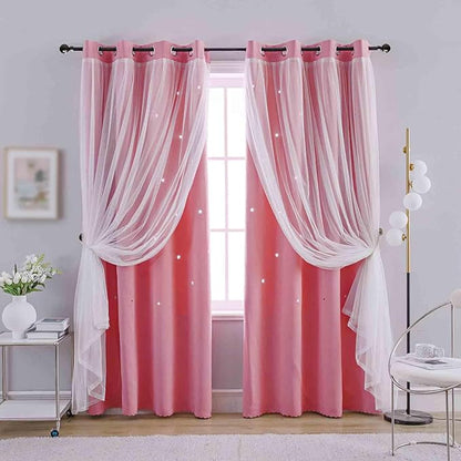 Anytime Star Cut-Out Blackout Curtains by Anytime