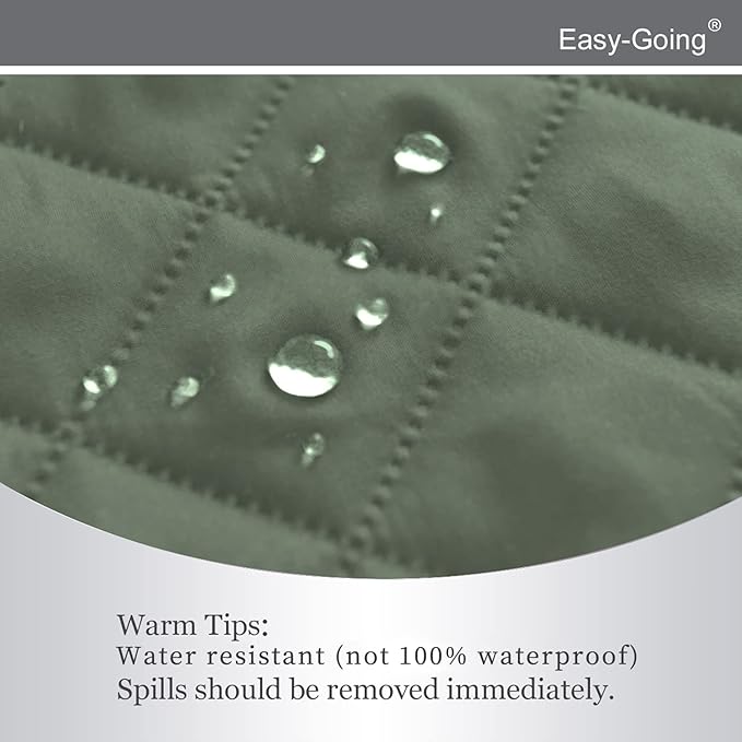Easy-Going Recliner Chair Slipcover Reversible Sofa Cover Water Resistant Couch - Image 4