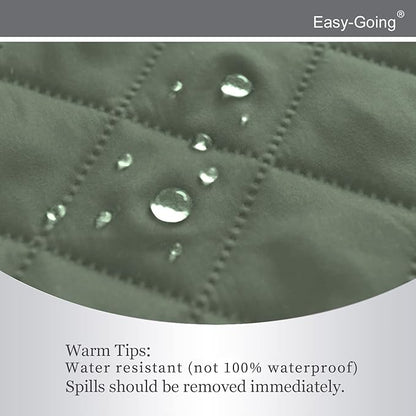 Easy-Going Recliner Chair Slipcover Reversible Sofa Cover Water Resistant Couch - Image 4