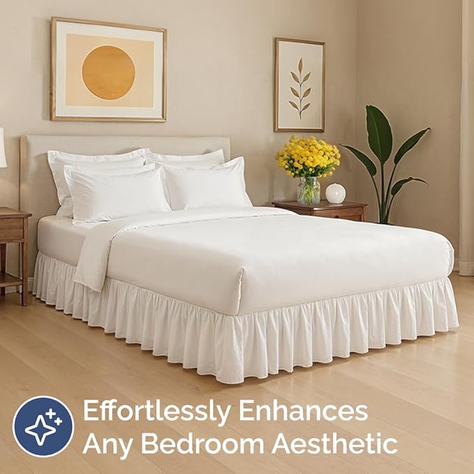 Bedskirt Twin Size Ruffle - Image 5
