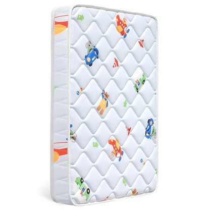 Premium Baby Mattress for Crib and Toddler Bed, 100% Knitted Fabric, Premium by Letmxiu