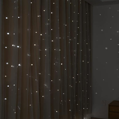 Kinryb Kids Blackout Curtains for Bedroom/Living Room/Classroom, Sheer Overlay - Image 3