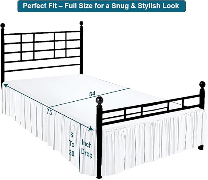 Shreem Linen Ruffled Bed Skirt - Image 5