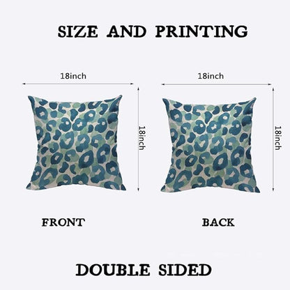 TKS MITLAN Leopard Skin Decorative Pillow Covers Animal Background Watercolor - Image 2